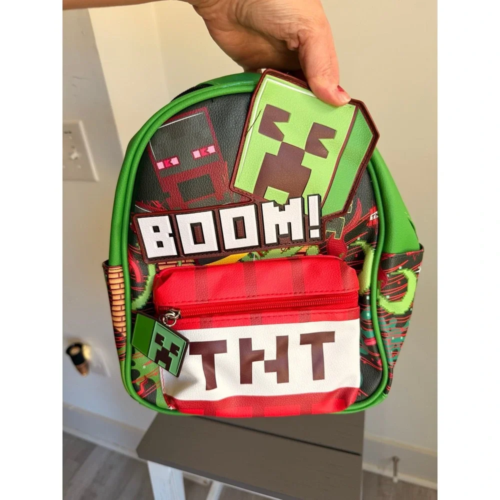 NWT Minecraft mini backpack‎ tnt mojang